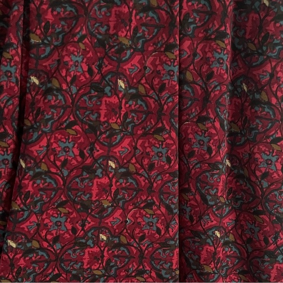 Lularoe Madison Skirt with Dark Toned Vine Pattern - Picture 5 of 8